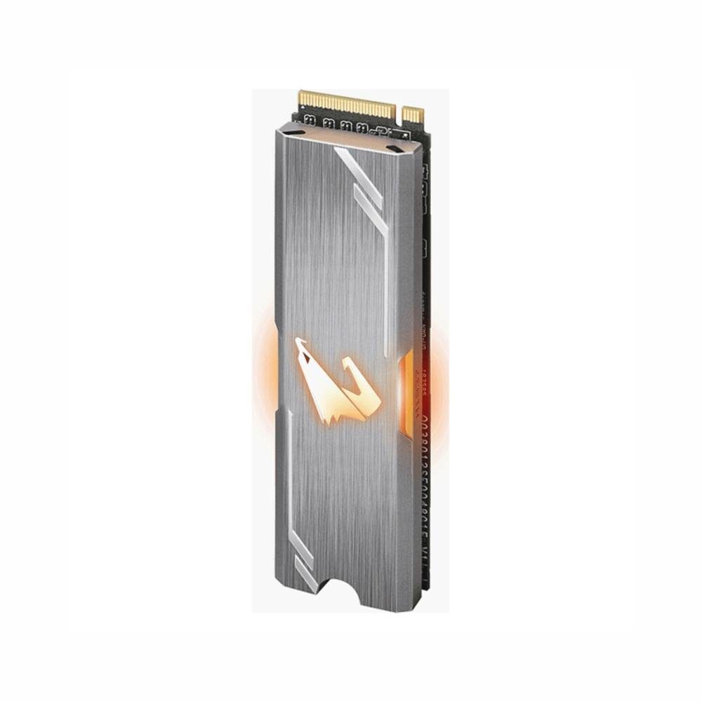 Gigabyte 512 GB Festplatte Gigabyte Aorus RGB SSD m2 interne Gaming-SSD