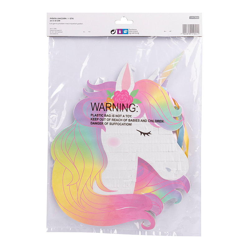 Giform Pinata 24x40 cm unicorn