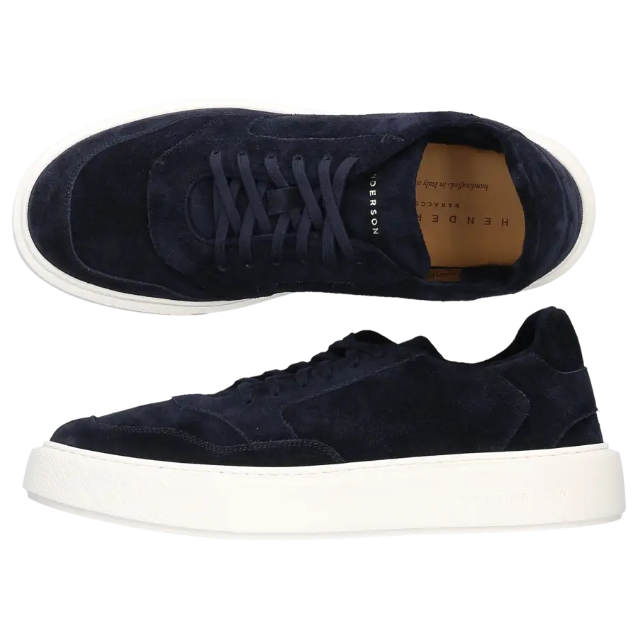 Henderson - Sneaker low PERSEO Veloursleder - blau