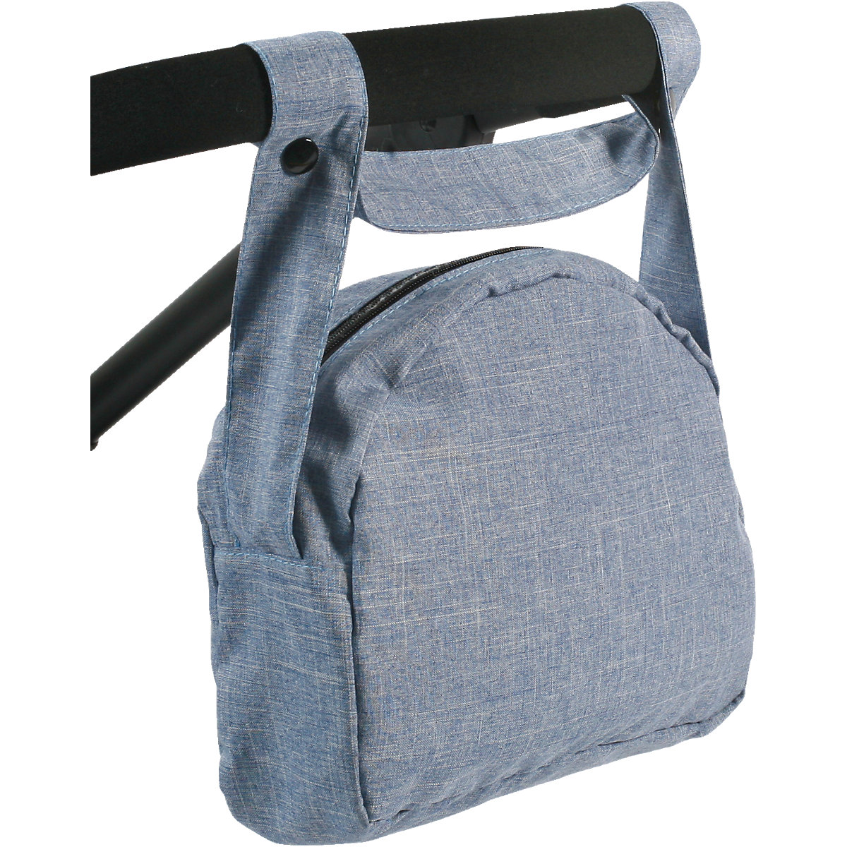 Wickeltasche für Puppen, Jeans blau