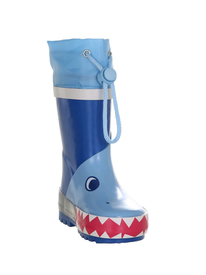 Playshoes Gummistiefel Hai in Blau günstig kaufen