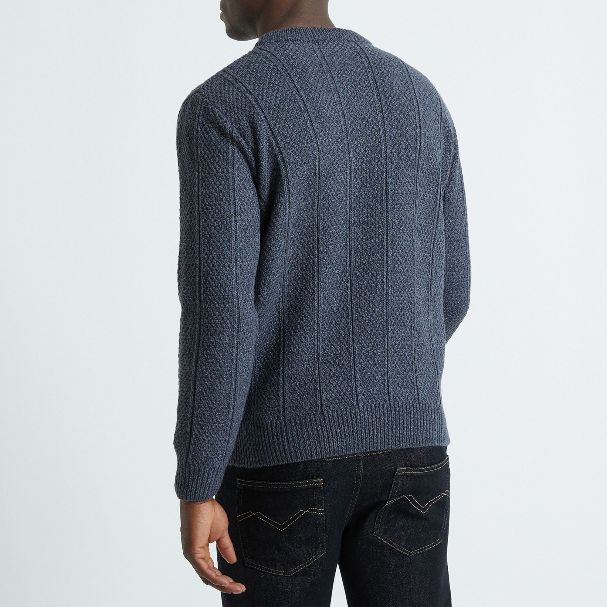 Pull irlandais col rond