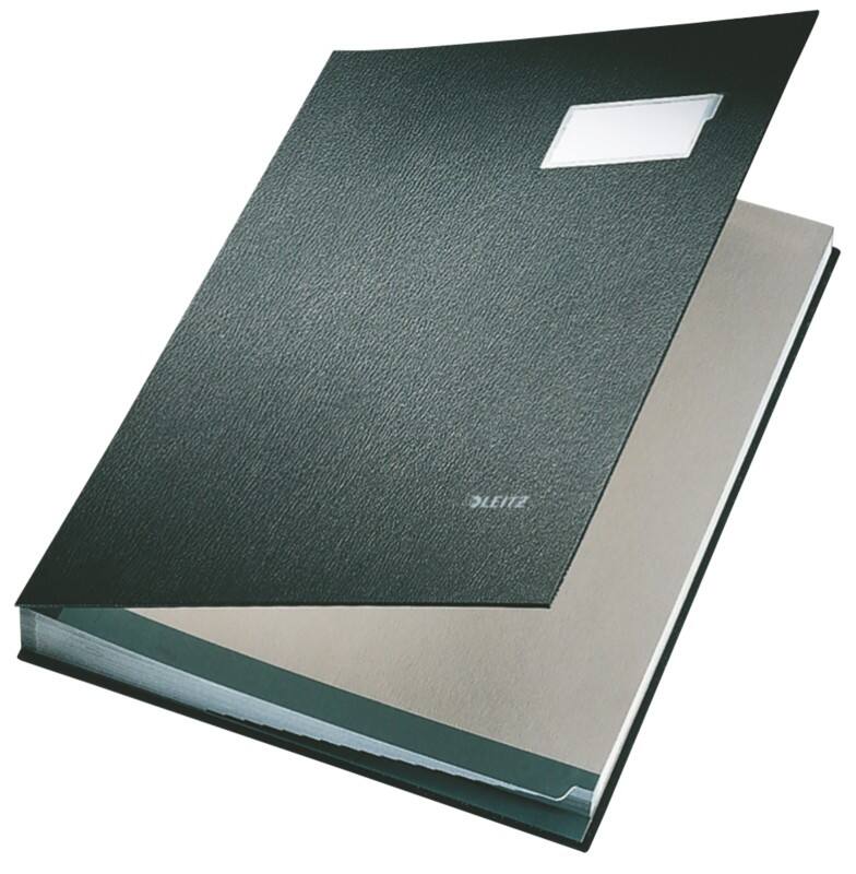 Leitz Unterschriftsmappe Schwarz DIN A4 24 x 34 x 2,8 cm