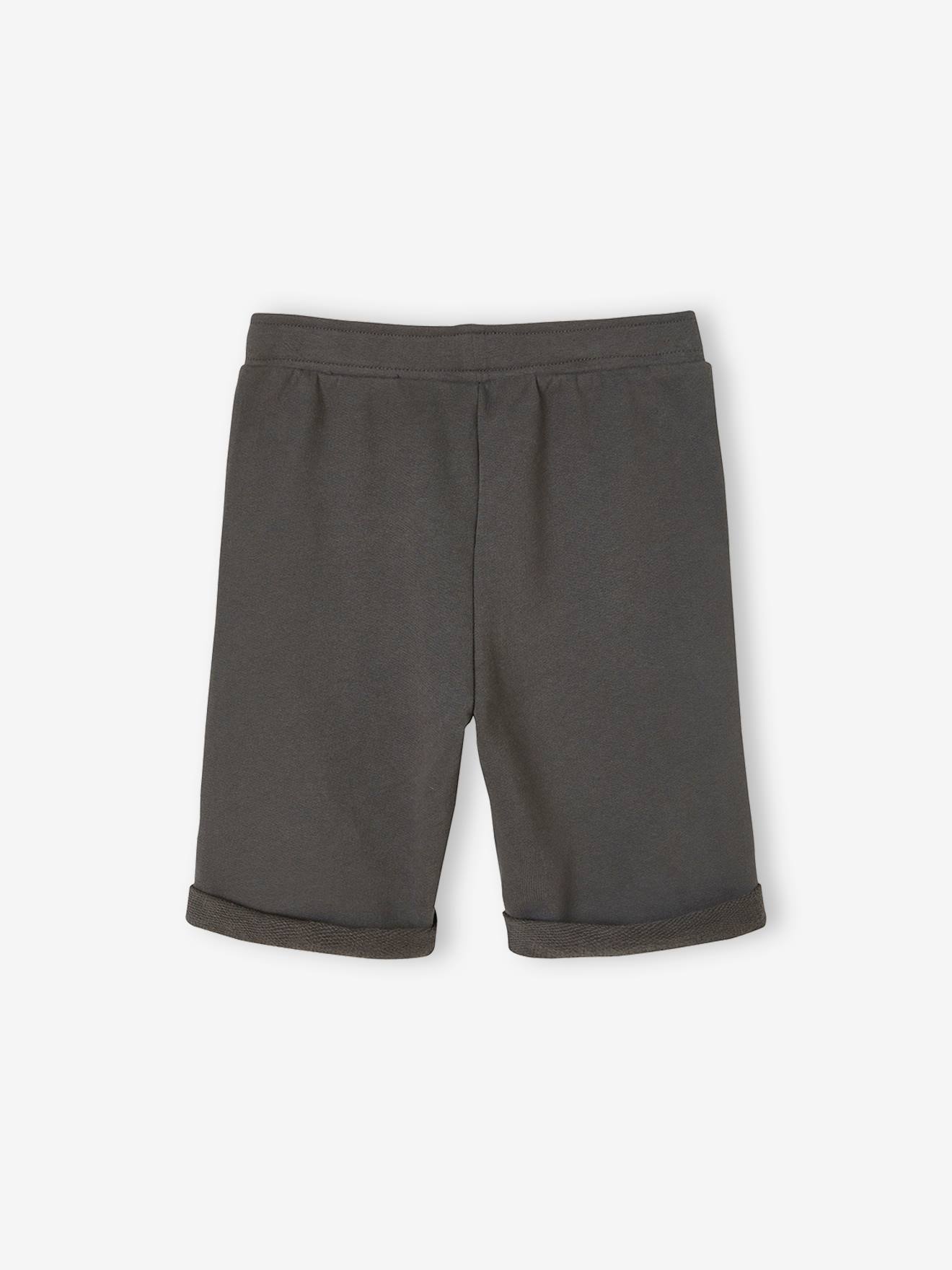 Bermuda Basics garçon en molleton anthracite