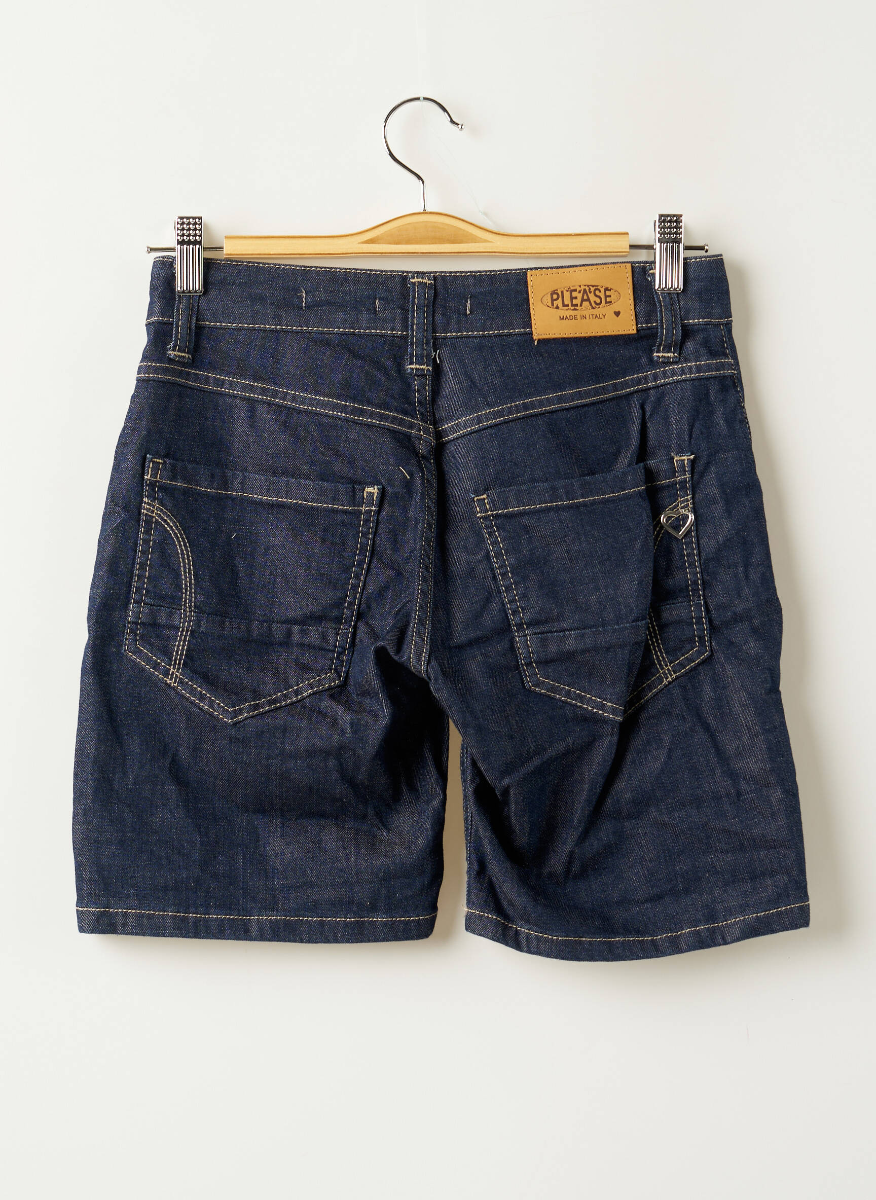 Please Shorts 1 Femme couleur bleu