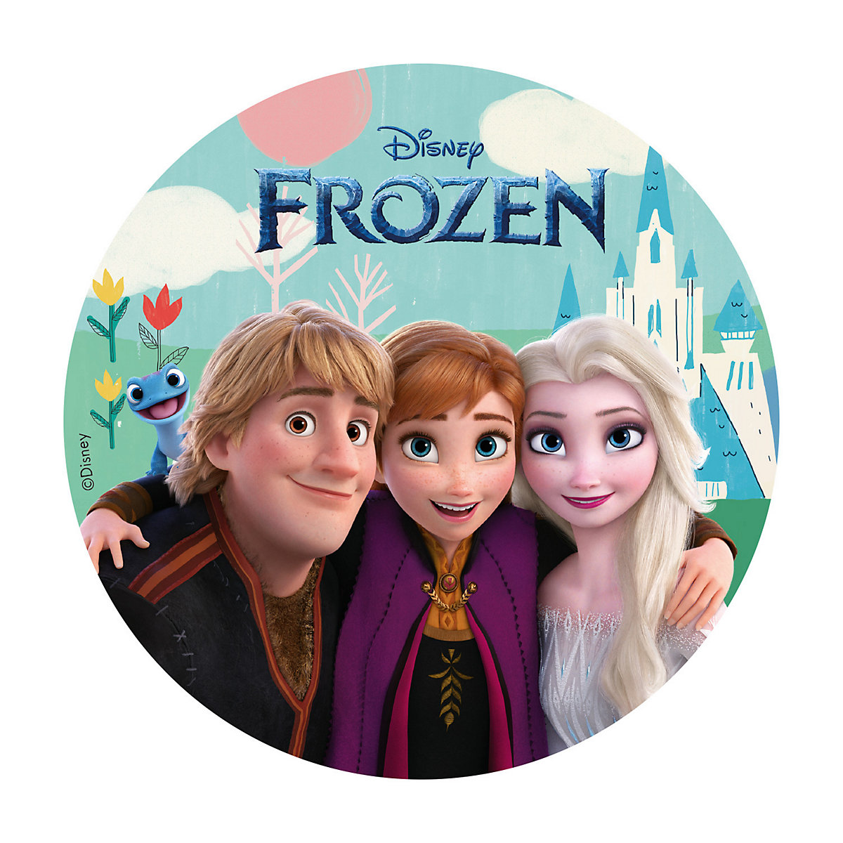 Essbare Tortenaufleger   Frozen II Elsa, Anna, Olaf 20cm