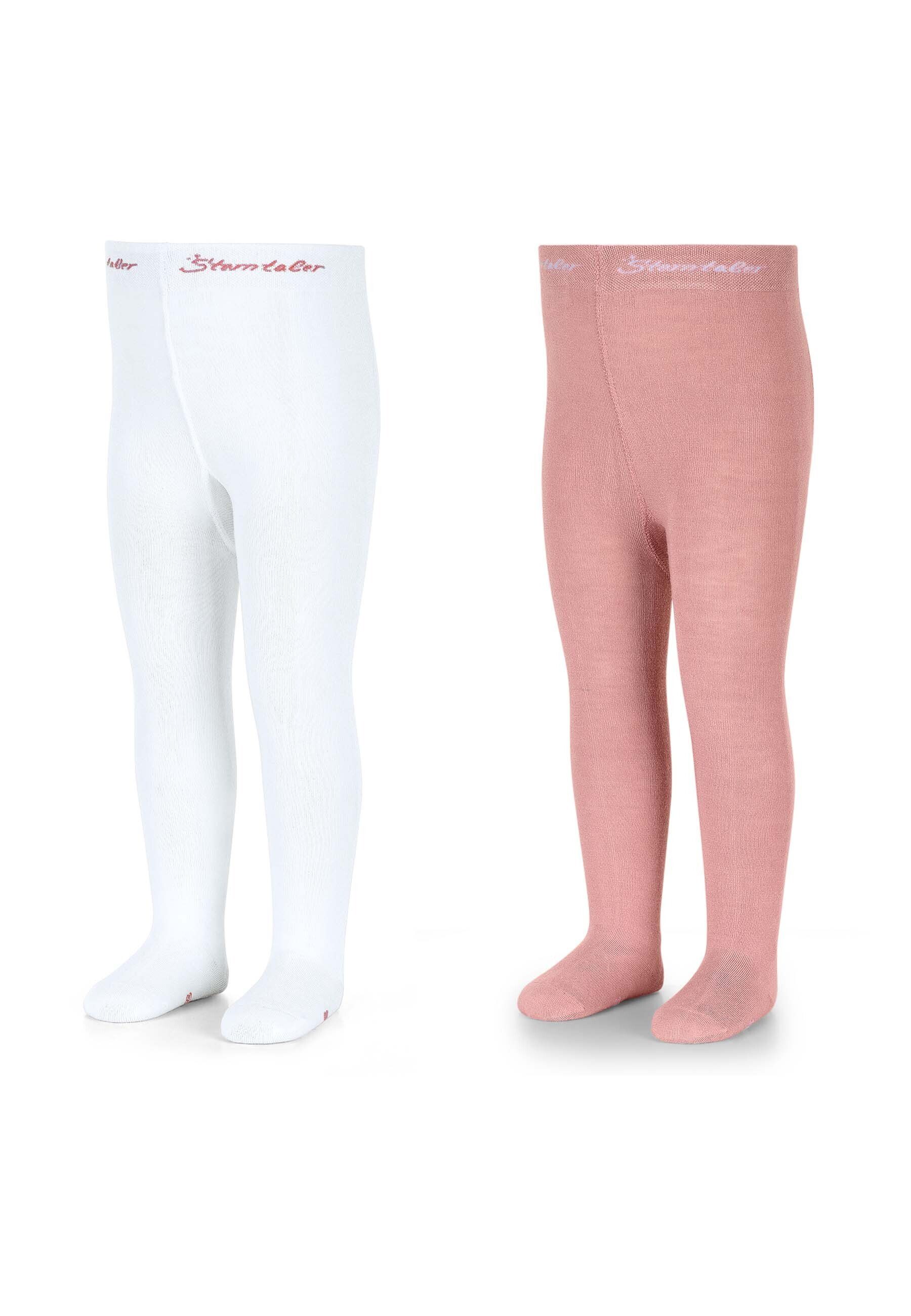 Sterntaler® Strumpfhose Strumpfhose uni, 2er-Pack 100 DEN (1 St) Kinderstrumpfhose - Winterstrumpfhose, Strumpfhose uni Doppelpack Blau oder Weiß - Babystrumpfhose, Weiche Strumpfhosen für Babys mit Komfortbund, unifarben - Kinderstrumpfhosen