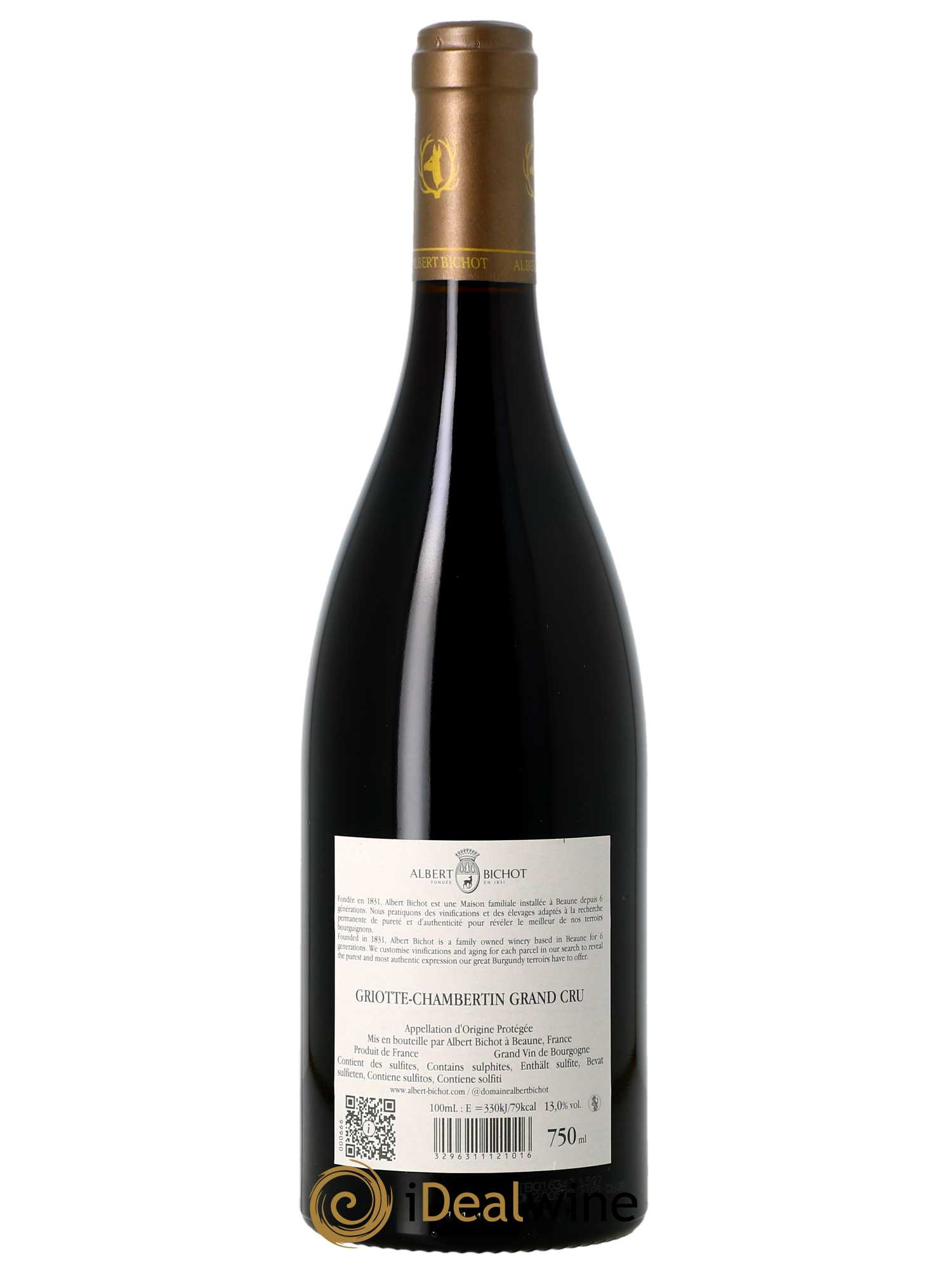 Griotte-Chambertin Albert Bichot  2021 - Lot de 1 Bouteille