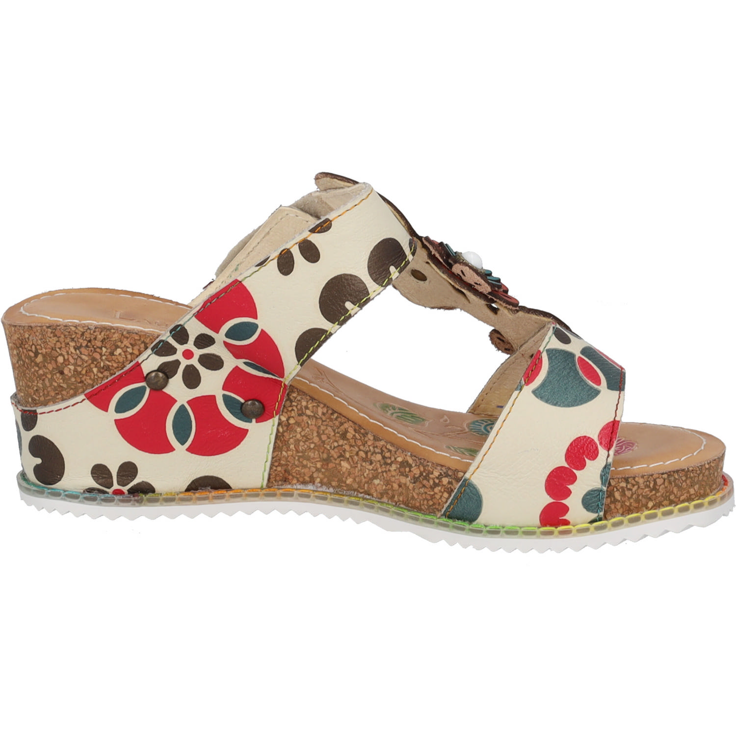 Laura Vita Bonito 224, Plateau-Pantoletten, Damen, Beige