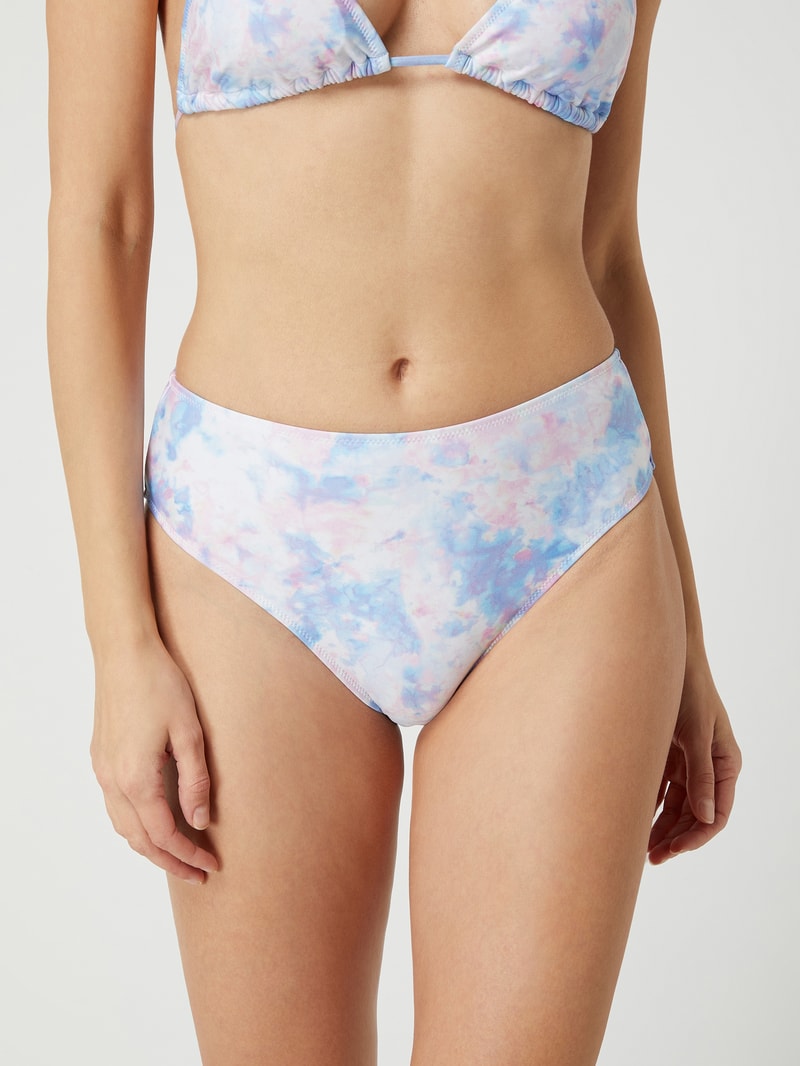 Bikini-Hose mit Allover-Muster in rosa