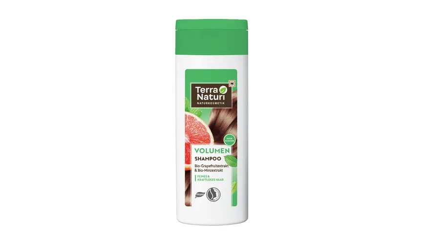 Terra Naturi VOLUMEN Shampoo Bio-Grapefruitextrakt & Bio-Minzextrakt 200 ml