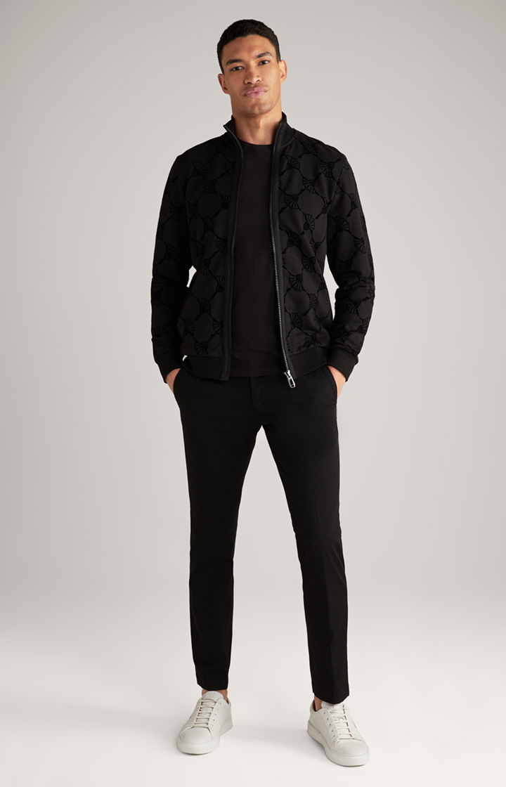 Cornflower-Sweatjacke Tamilo in Schwarz