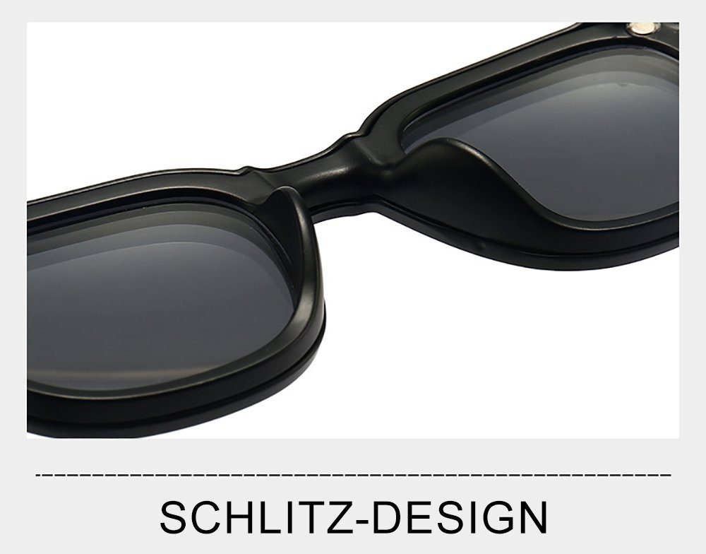 PACIEA Sonnenbrille 1 Paar Anti-Blaulicht +5 Paar Sonnenbrillen Magnetische Sauggläser