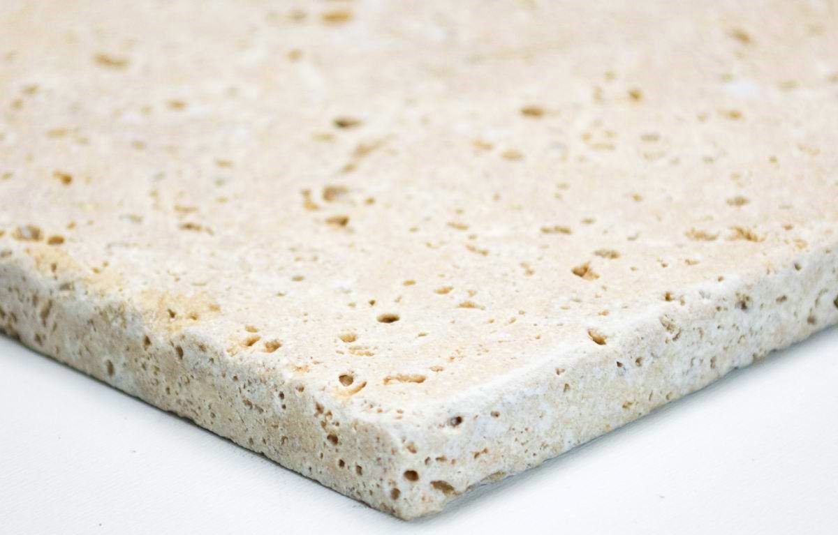 Mosani Bodenfliese Fliese Travertin Naturstein Chiaro beige creme Naturstein