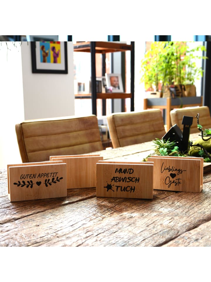 UNUS Serviettenhalter  Serviettenständer in Natur günstig kaufen