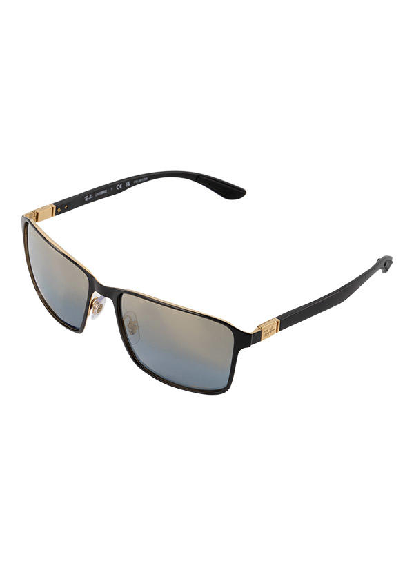 Ray Ban, Sonnenbrille, Metall, schwarz-gold