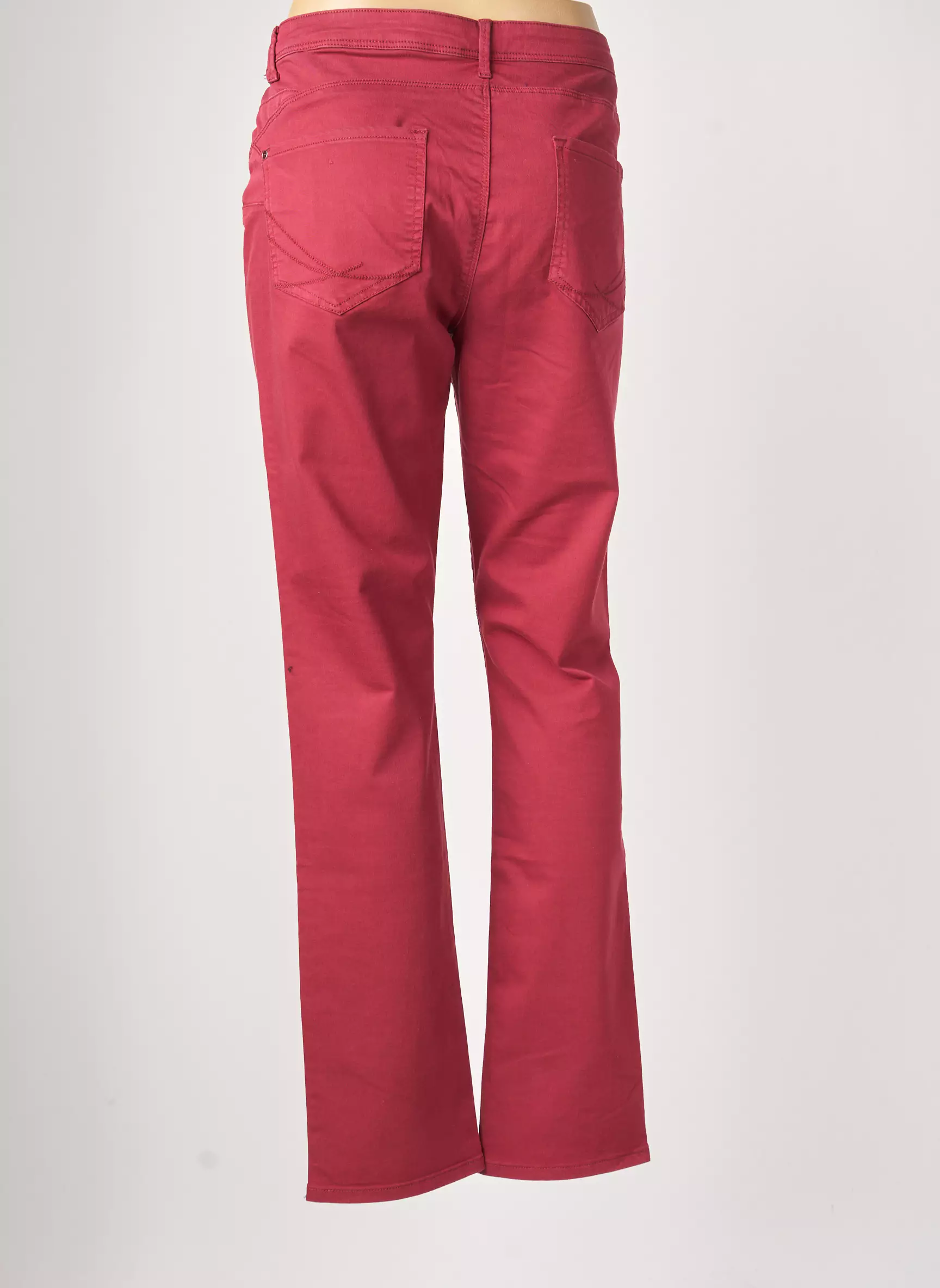 C Est Beau La Vie Pantalons Droits Femme couleur rouge