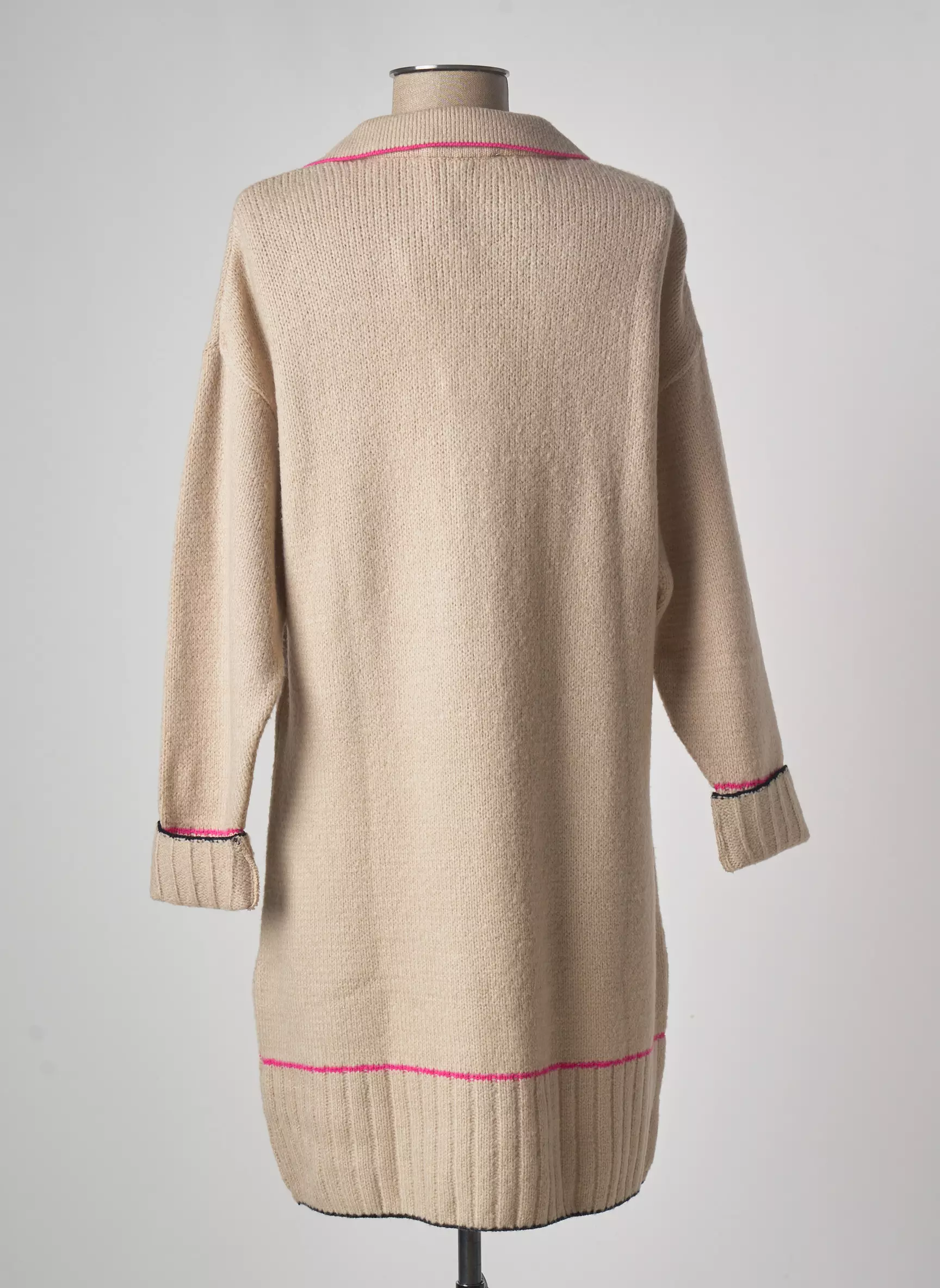 Pame Carrioni Robes Pulls Femme couleur beige
