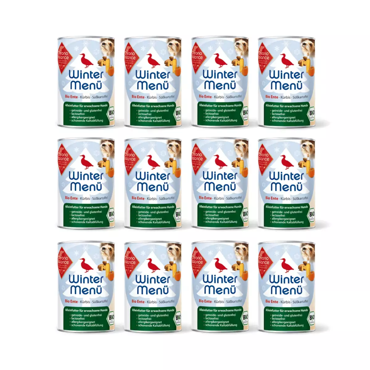 ChronoBalance Hundenassfutter ChronoBalance Winter Menü Ente mit Kürbis und Süßkartoffel 4,8 kg