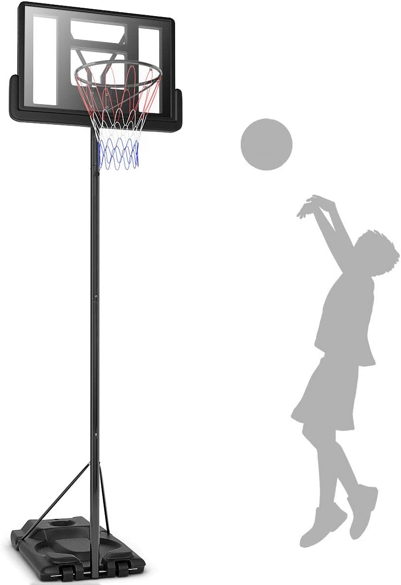 Costway Basketballständer 260-305 cm höhenverstellbar