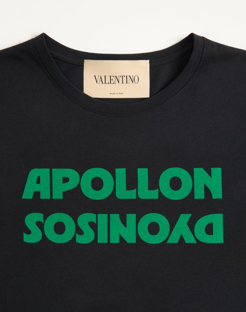 Valentino katoenen T-shirt met Apollon/Dyonisos-print
