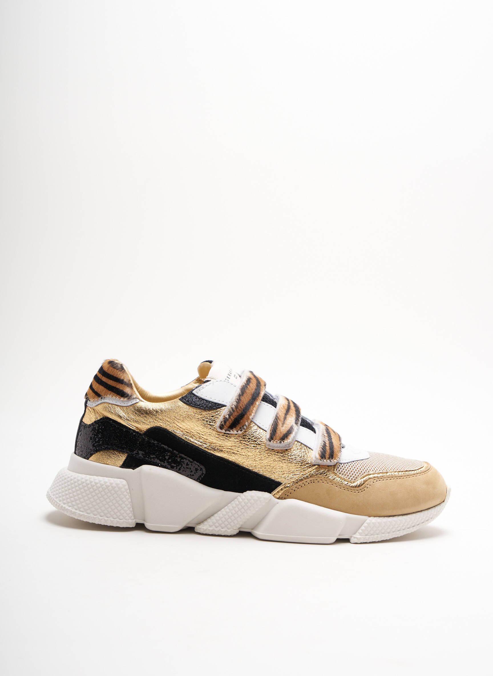 Serafini Baskets Femme couleur beige