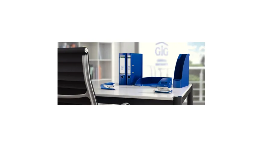 LEITZ NeXXt Bürolocher 5008, 30 Blatt, blau blau