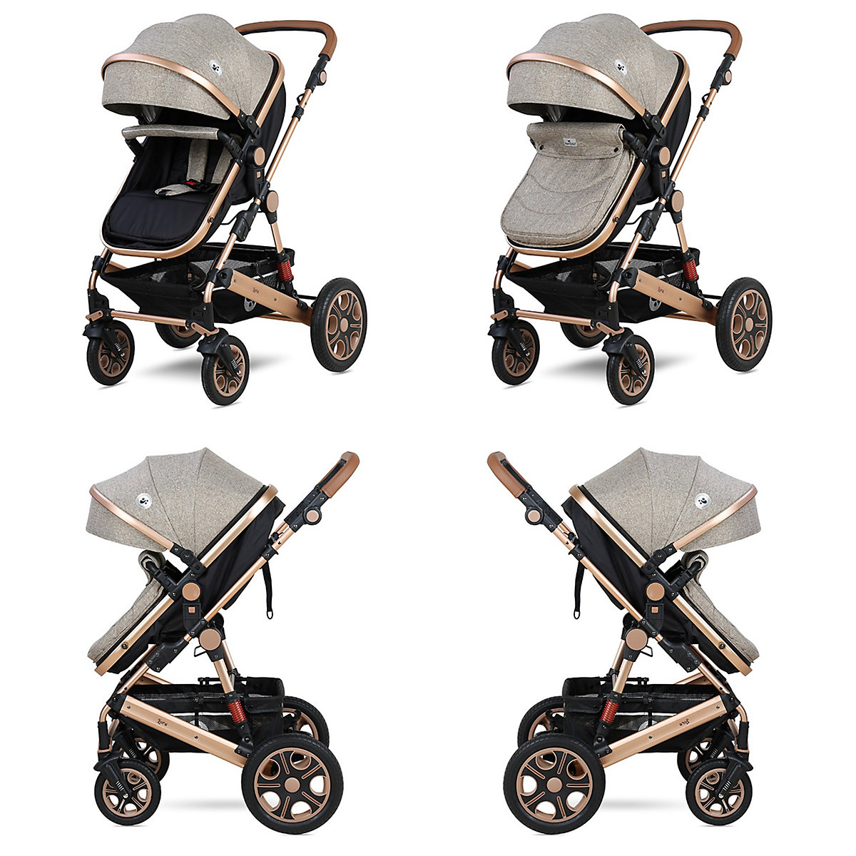 Kombikinderwagen Lora 3 in 1 Kombikinderwagen