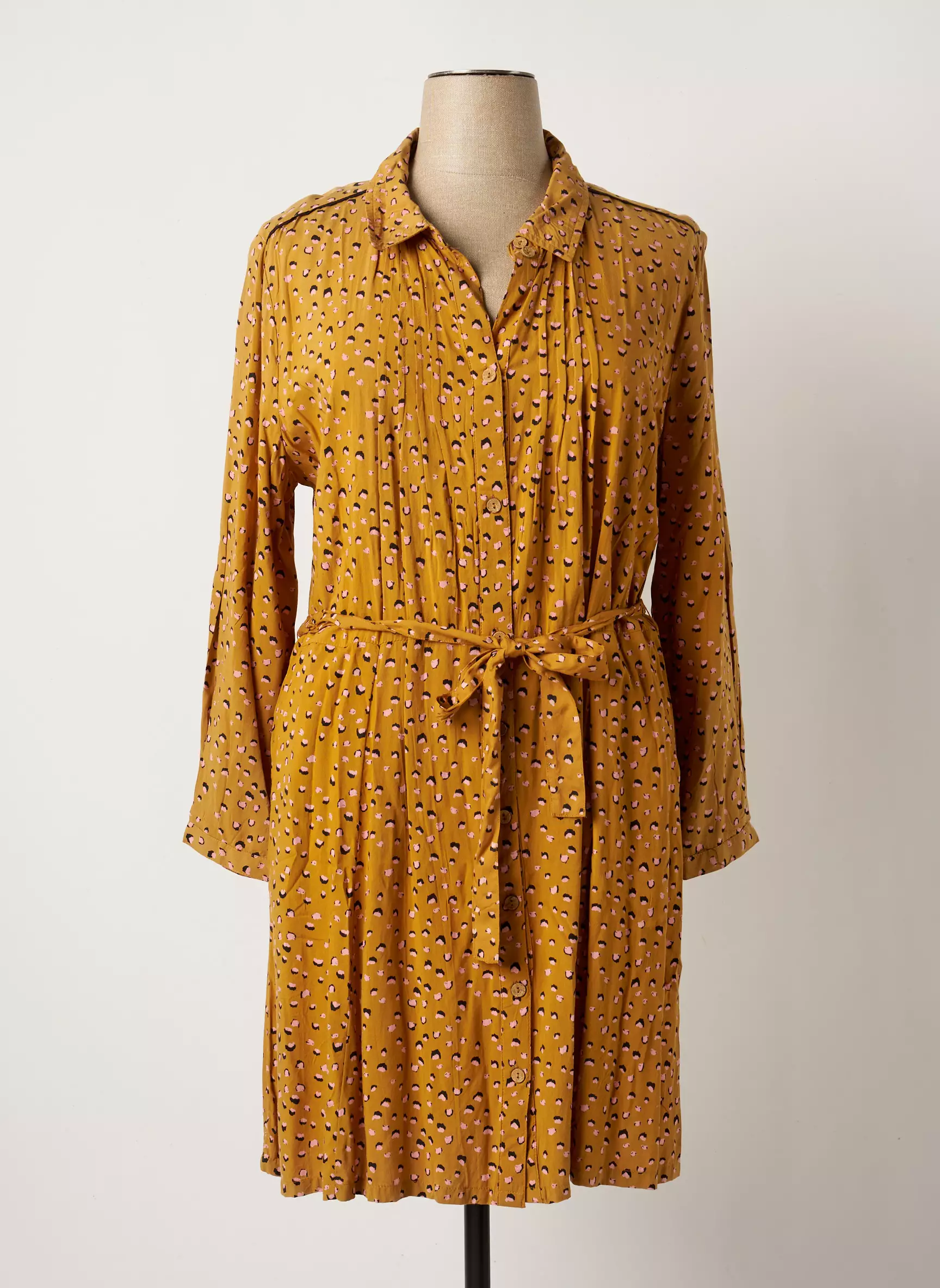 Cream Robes Mi Longues Femme couleur marron