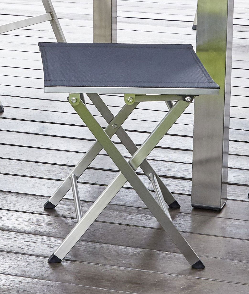 OUTDOORGartenhocker Edelstahl