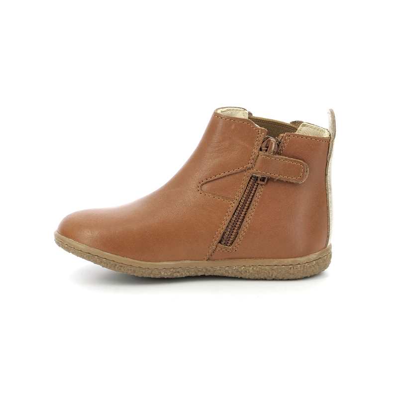 Boots cuir Vermillon