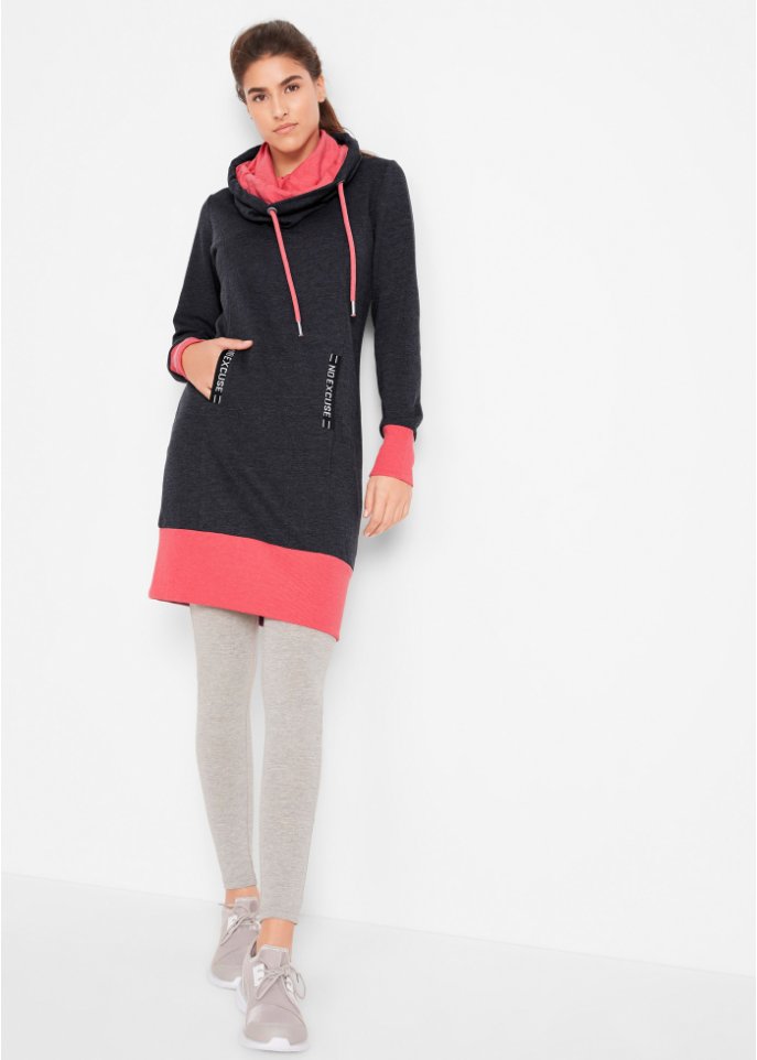 Sweatkleid mit Kängurutasche