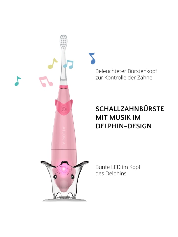 Ailoria BUBBLE BRUSH Kinder-Schallzahnbürste in rosa günstig kaufen onesize