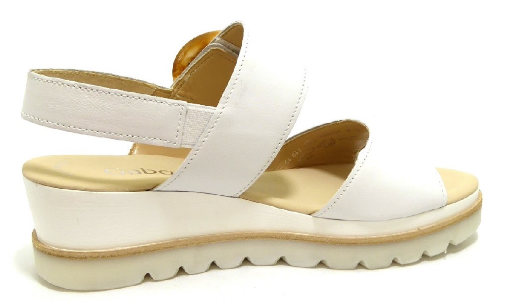 GABOR Riemchen Sandalen weiss