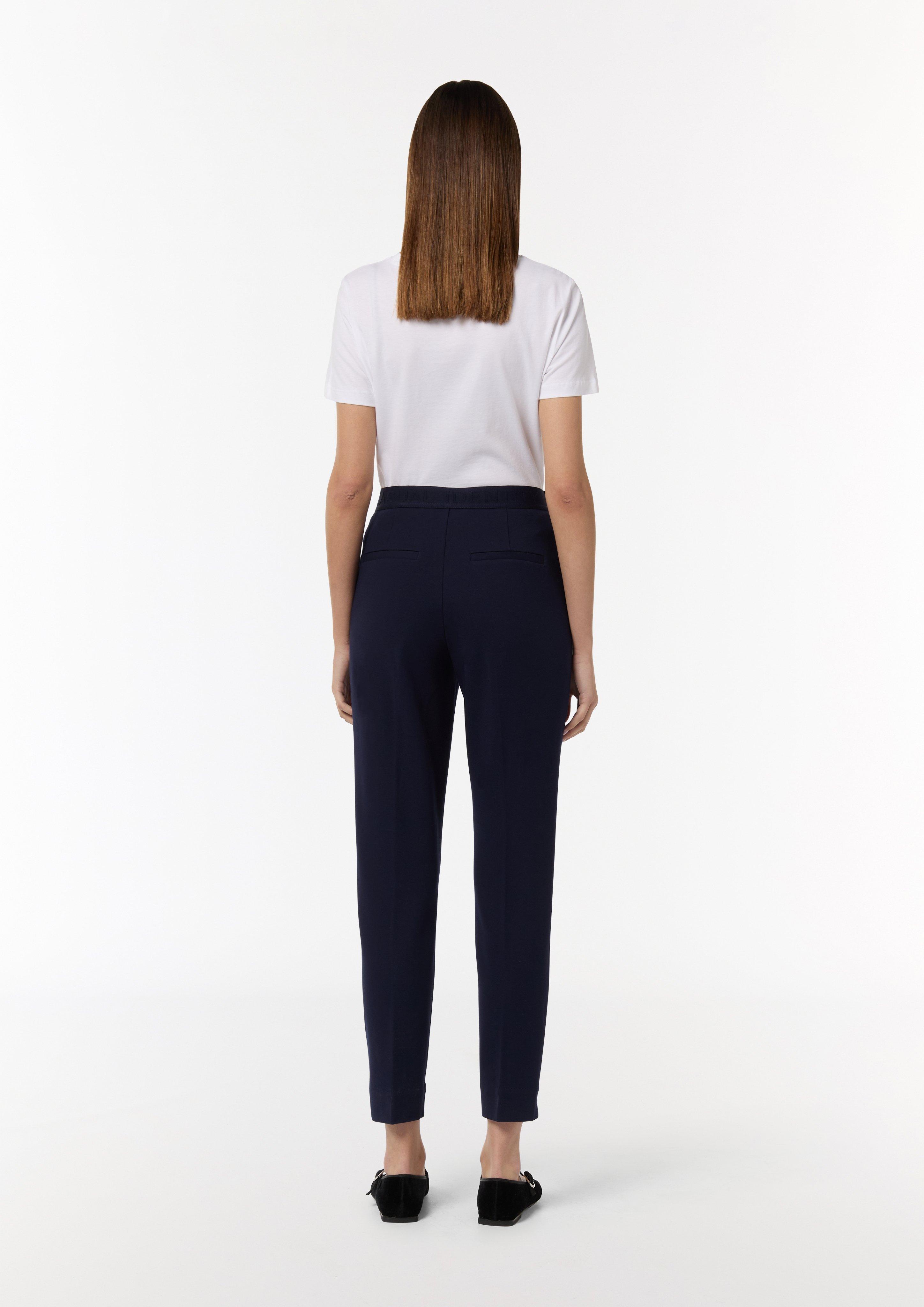 Regular: Feste Hose mit geradem Bein - tiefblau