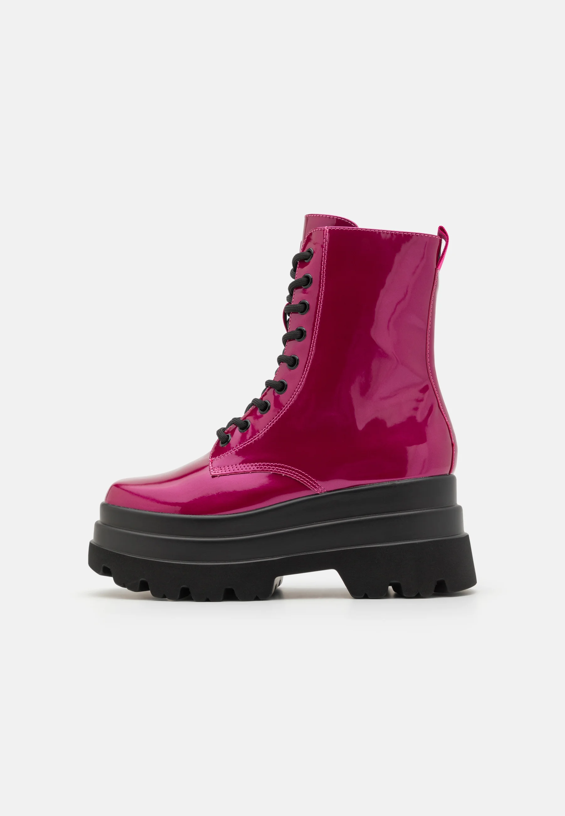 Koi Footwear DEATHWATCH TRIDENT PLATFORM BOOTS - Botines con cordones