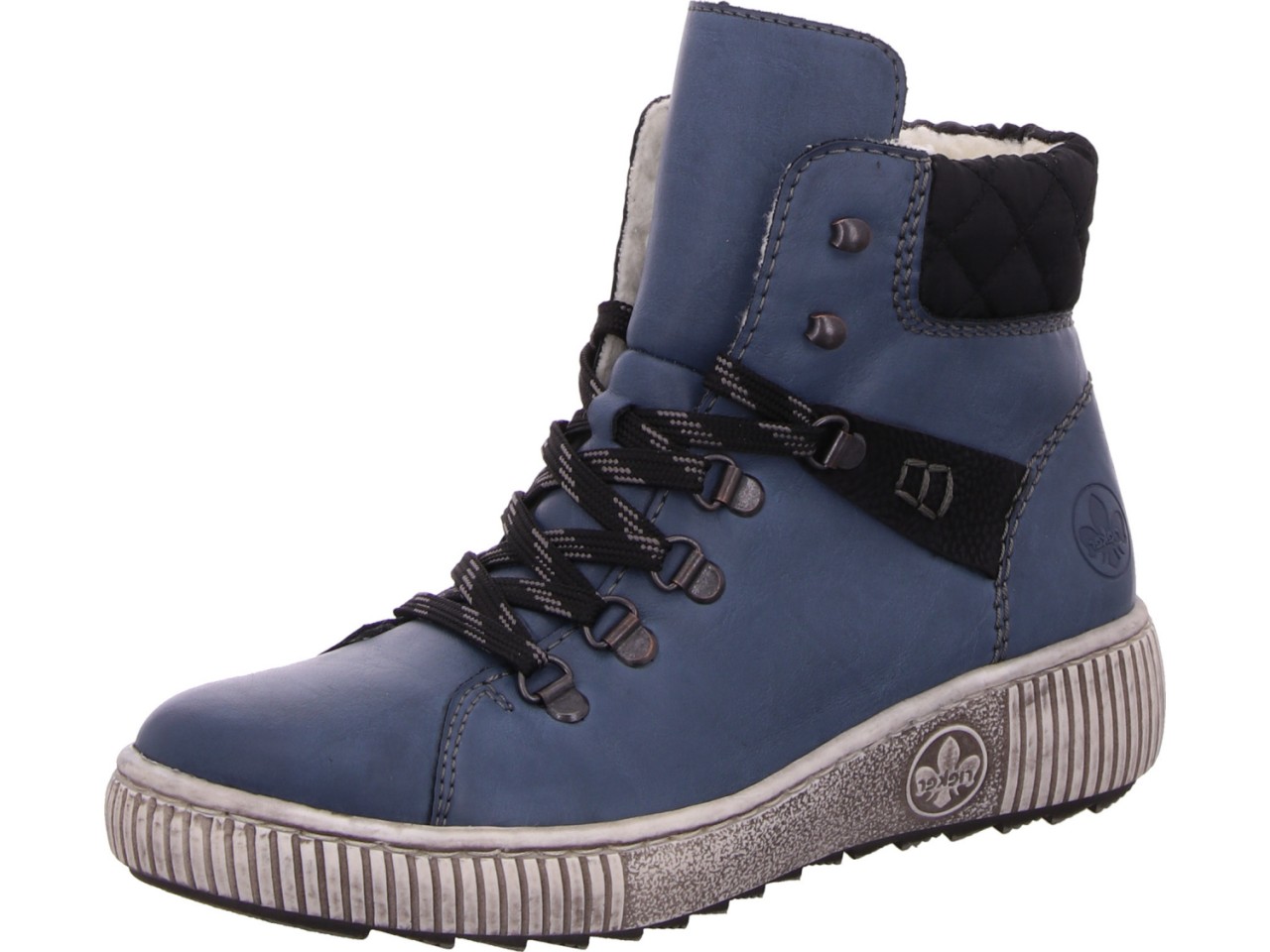 RIEKER Winterstiefel blau