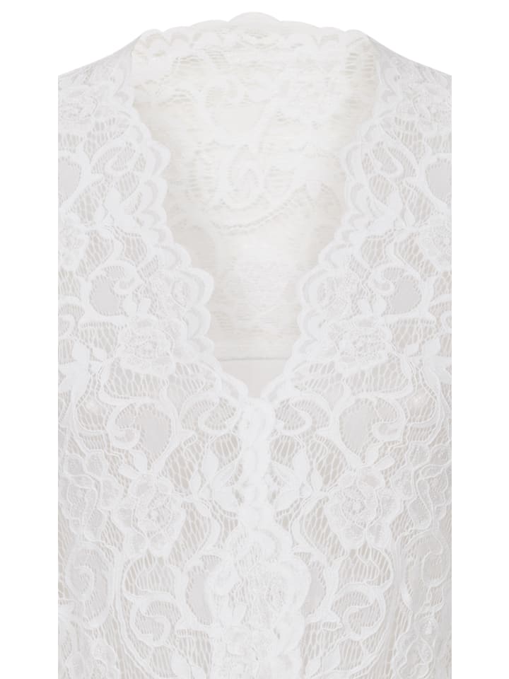 Nübler Dirndlbluse kurzarm Gea in Weiß günstig kaufen