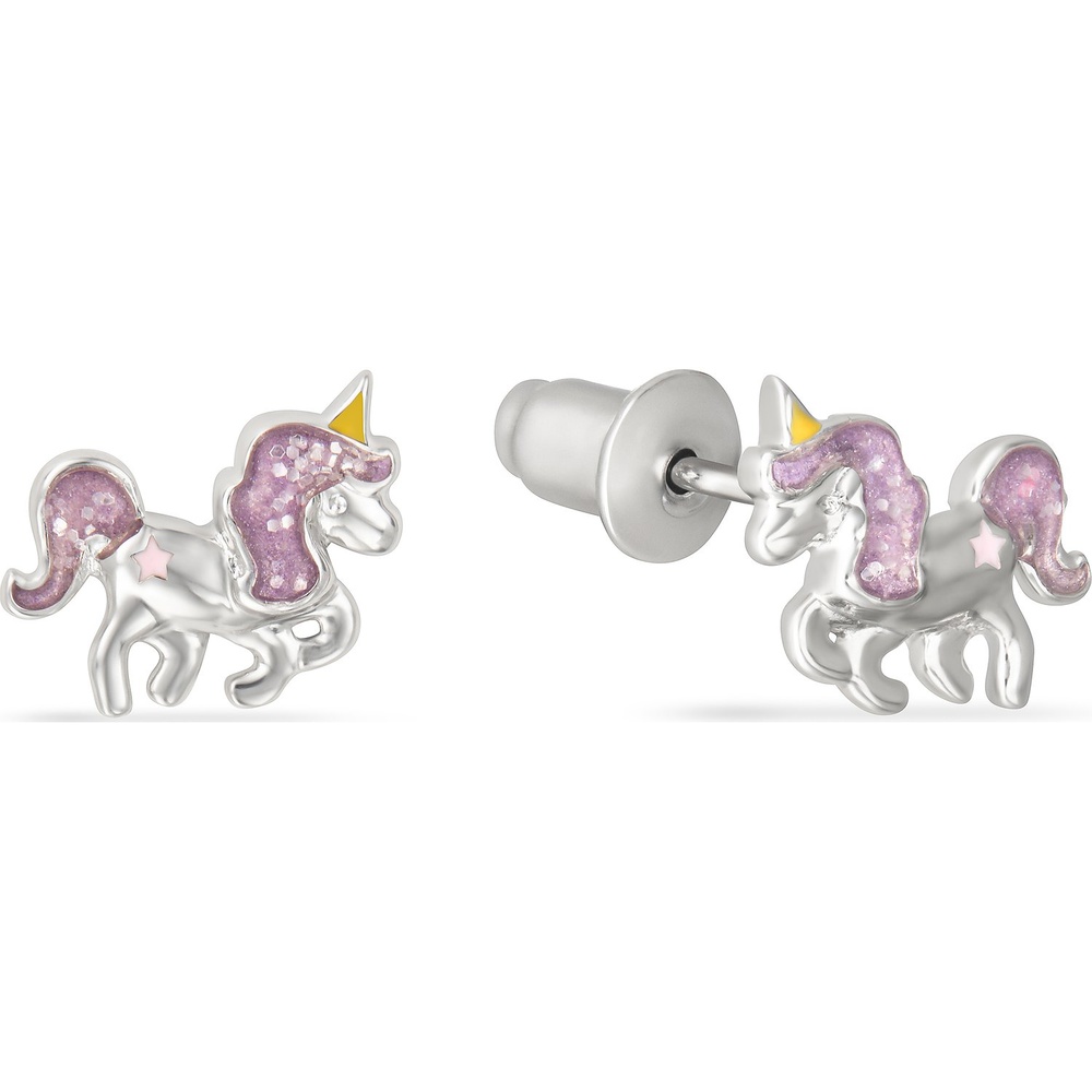 FAVS Boucles d'oreilles à fermoir à poussette 925 Argent Boucles d'oreilles