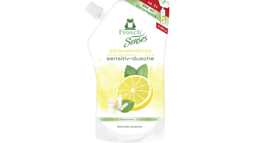 Frosch Senses Duschgel Zitronenminze Sensitiv 500 ml
