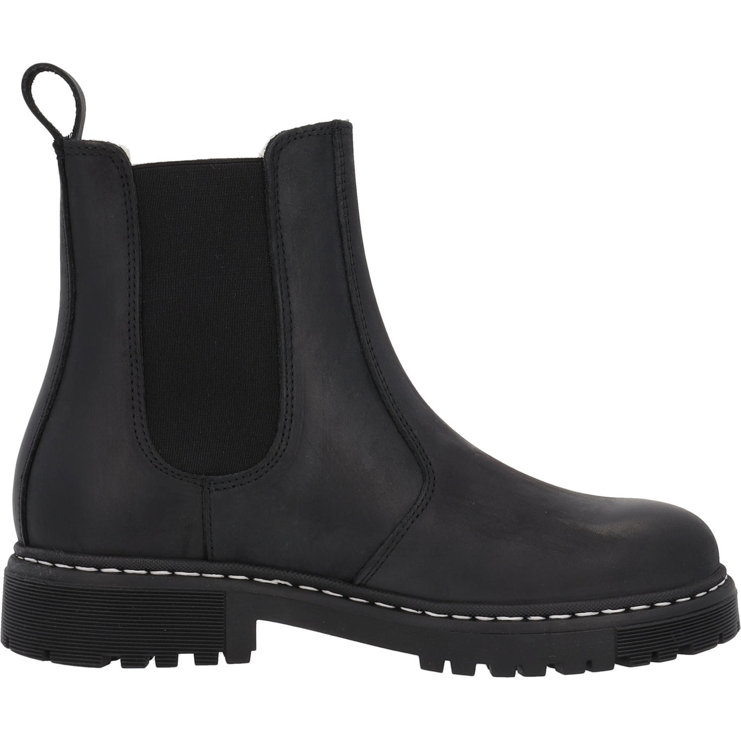 Palado Alicudi, Chelsea Boots, Damen, Schwarz Matt