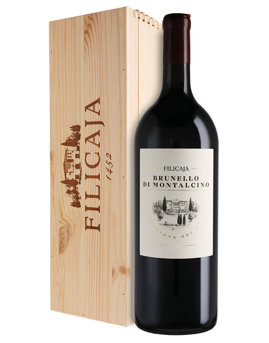 Brunello di Montalcino DOCG Collezione del Conte 2018 Villa da Filicaja Magnum 1,5 ℓ, Caisse bois