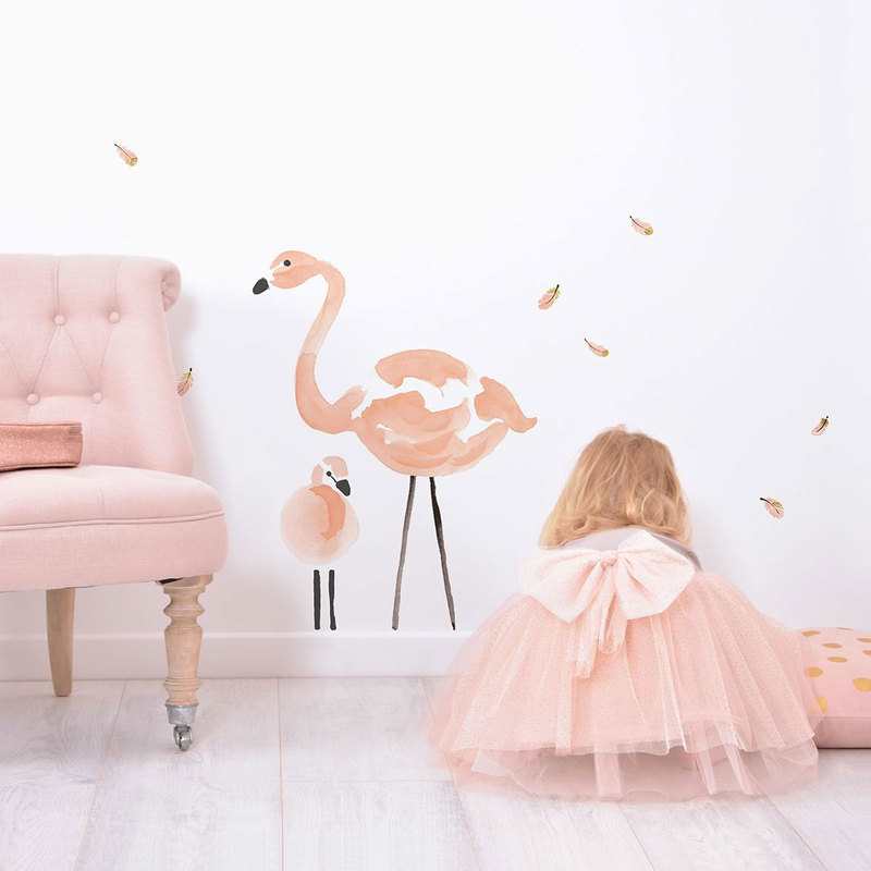 Stickers décoration Plumes roses Lilipinso and Co