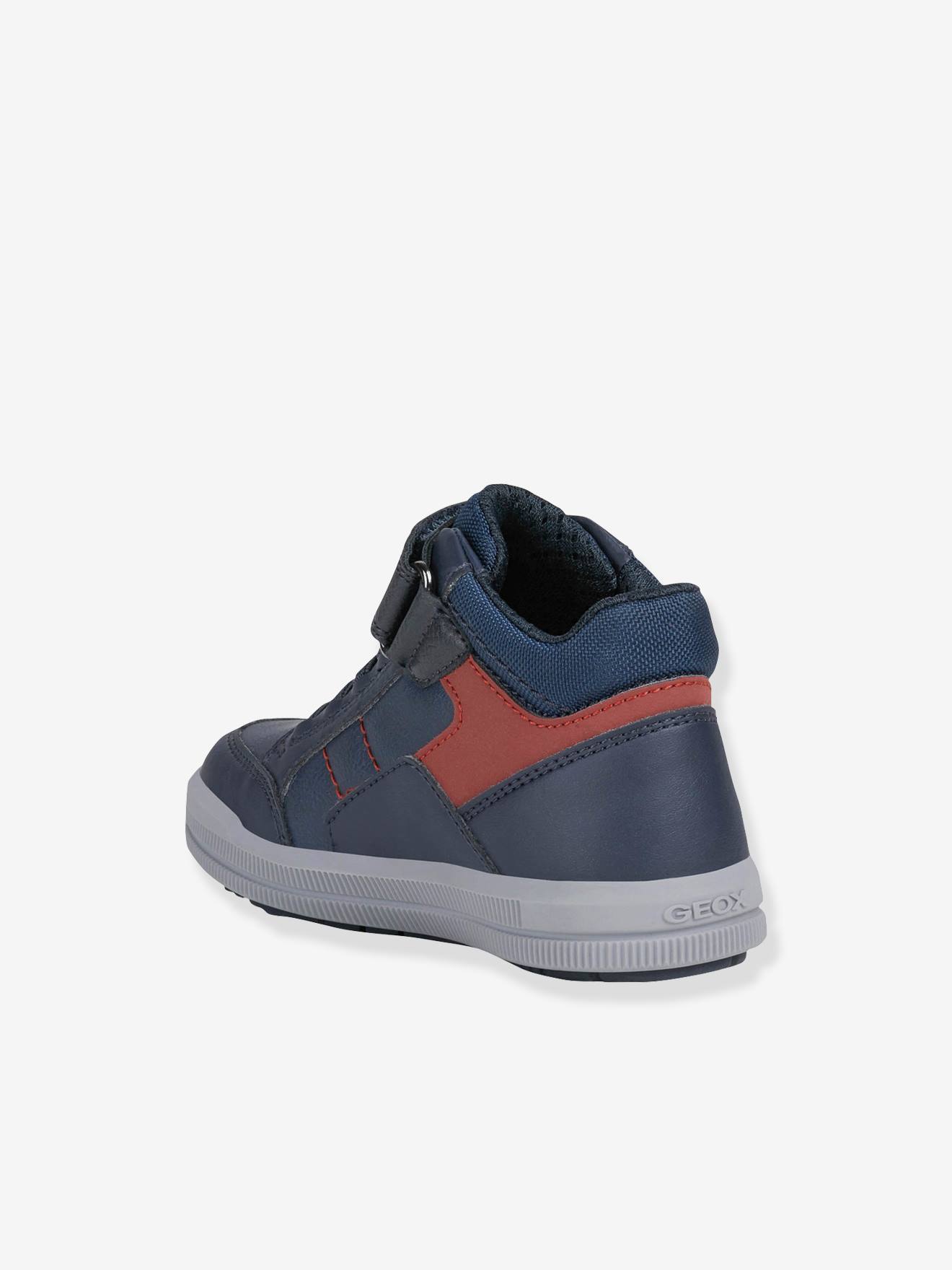 Baskets MID garçon J Arzach Boy GEOX® marine rouge