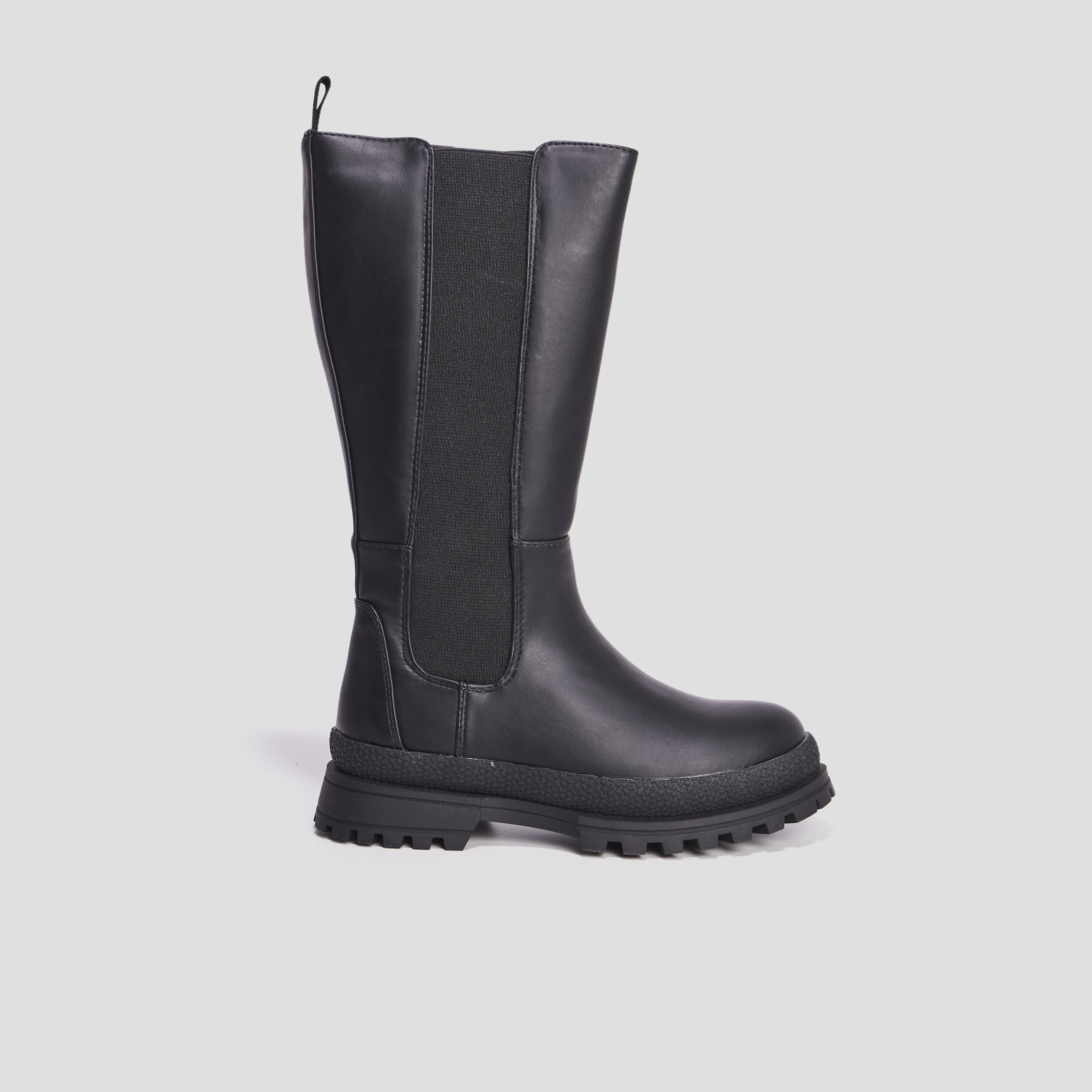 Bottes crantées noir fille | La Halle