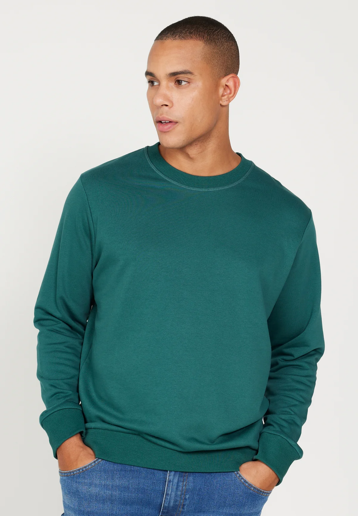 AC&CO / ALTINYILDIZ CLASSICS STANDARD FIT O COLLAR - Sudadera