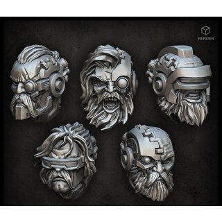 Techno Viking heads (5)