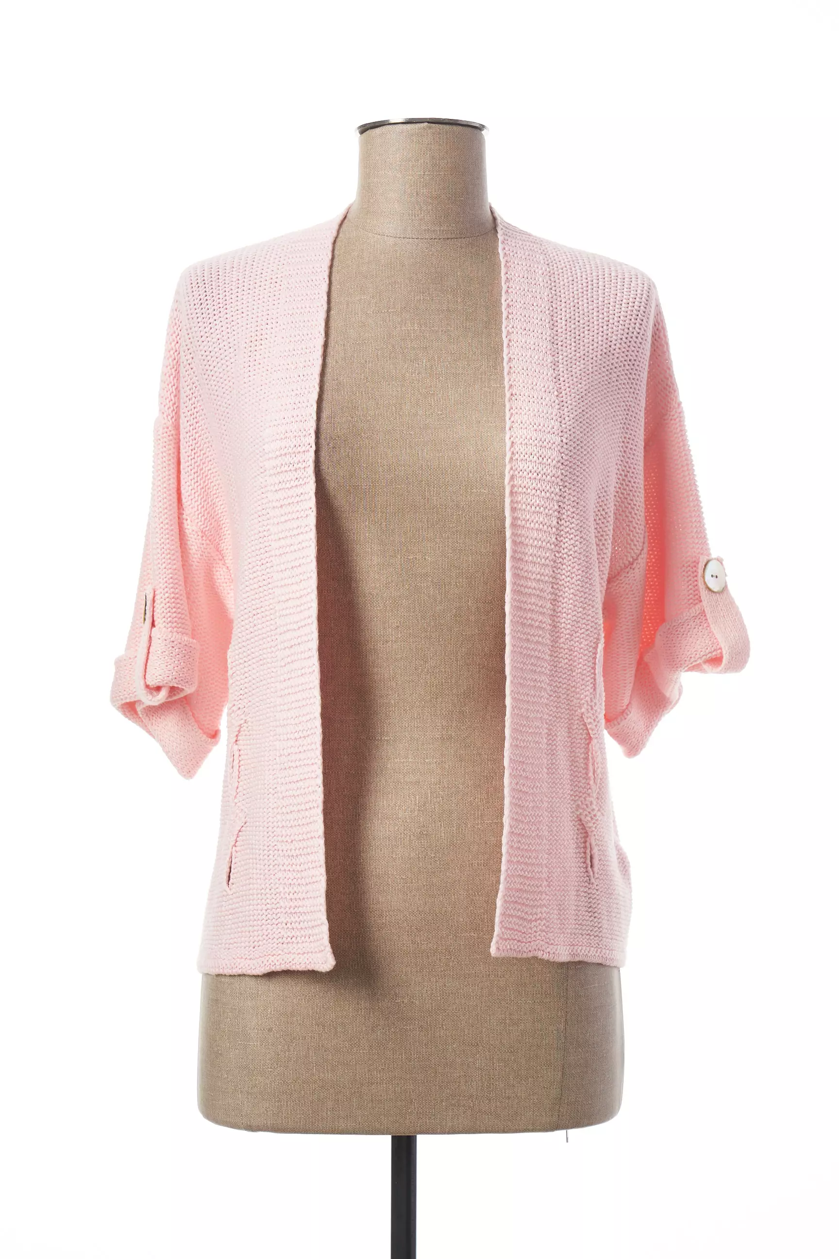 Marble Cardigans Femme couleur rose