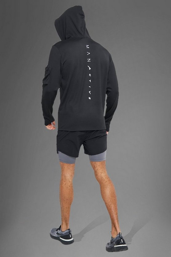 Man Active Gym Performance Ma1 Hoodie