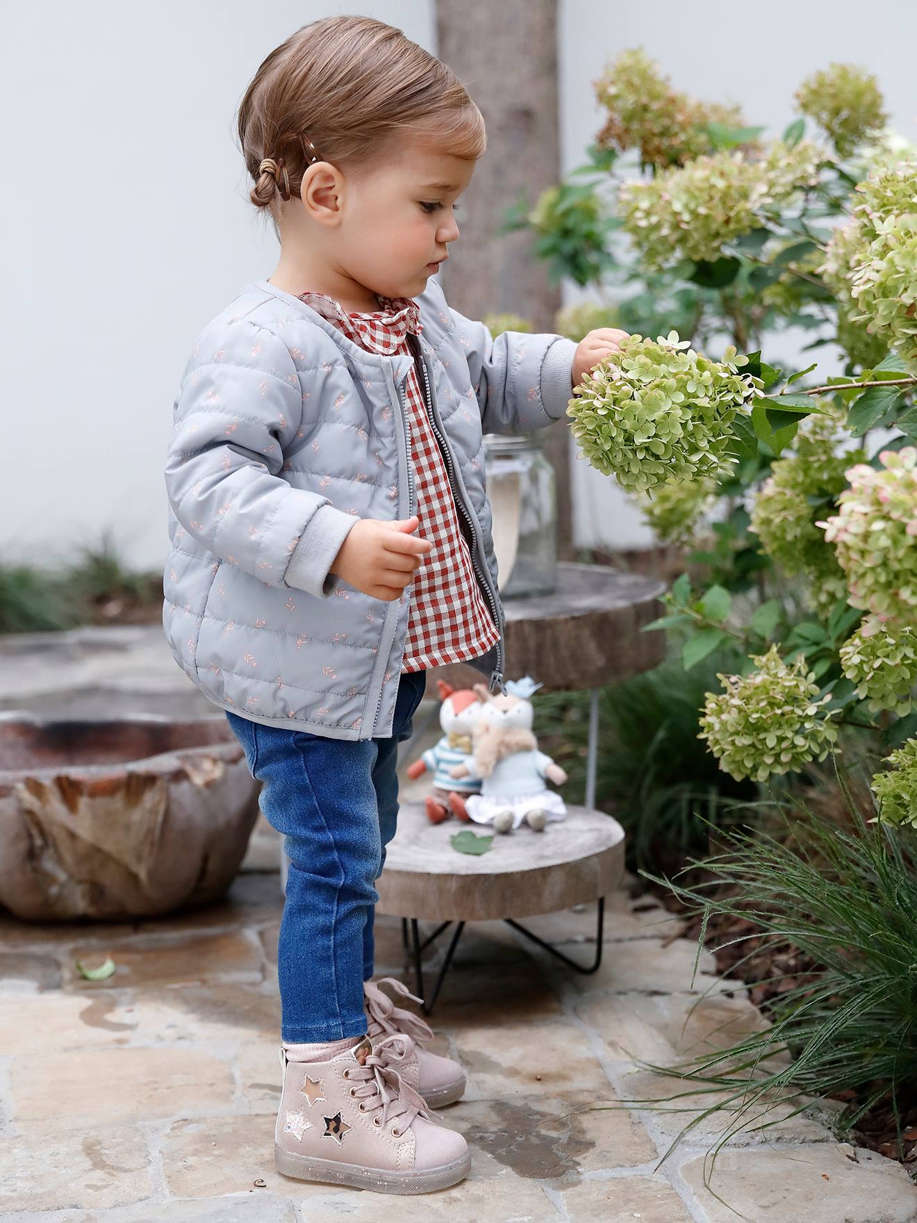 Vertbaudet Mädchen Baby 3-in-1-Jacke, Recycling-Polyester - marine